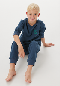 Pyjama avec bas resserrés Bleu foncé - Nightwear - 3Y / bleu