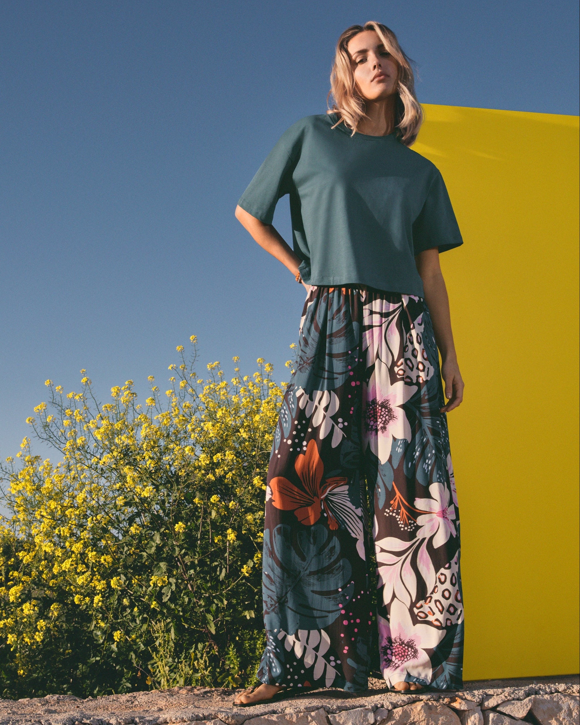 woman wearing SCHIESSER clothes