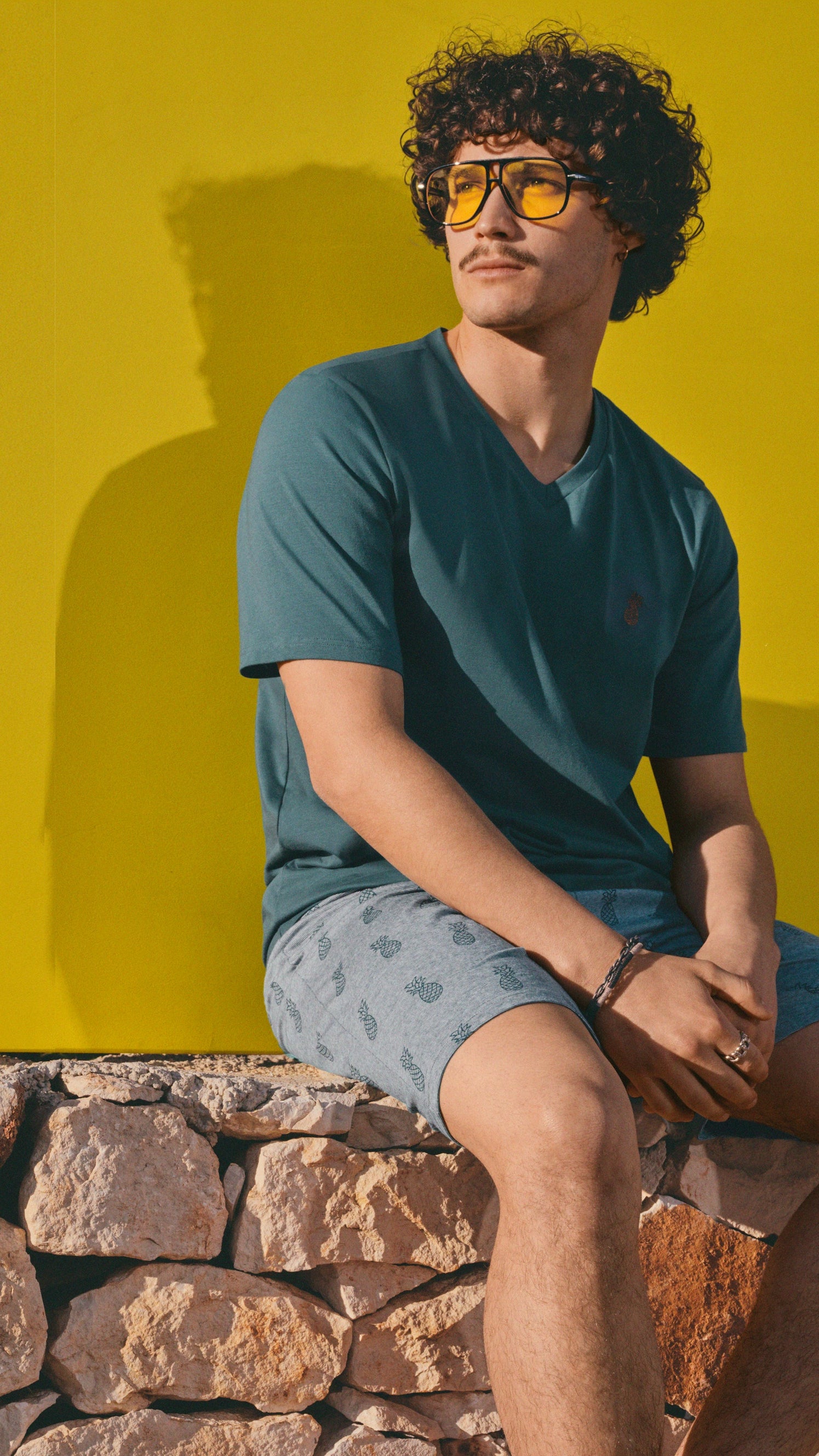 man wearing sunglasses