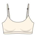 Bustier mit herausn Pads